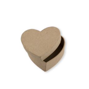 Заготовка для декорирования LOVE2ART коробка папье-маше в форме сердца 7x7x3 см