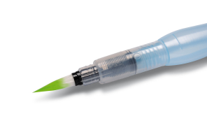 Кисть PENTEL Aquash с резервуаром толстая, круглая