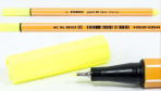 Лайнер STABILO 88/024 желтый неоновый 0,4 мм