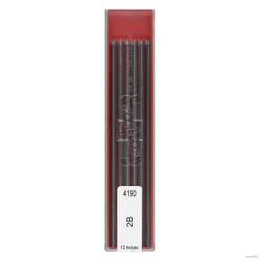 Грифели для цангового карандаша KOH-I-NOOR 4190 2B, 2мм,12шт