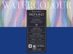 Альбом для акварели FABRIANO Watercolour 24х32см 300 гр, 12 л