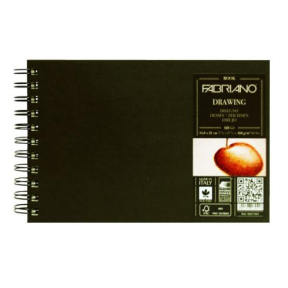Альбом FABRIANO Drawing А5 160гр/м, 60л, спираль (ландшафт)