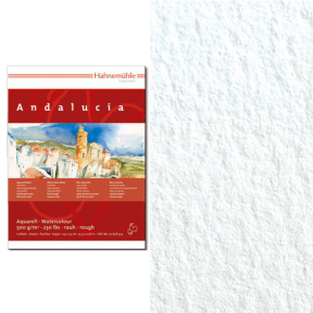 Бумага для акварели HAHNEMUHLE Andalucia 500гр, 50х65см, кр.зерно/гладкая, 1 лист