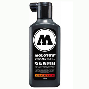 Заправка акриловая MOLOTOW One4all черный 180 мл