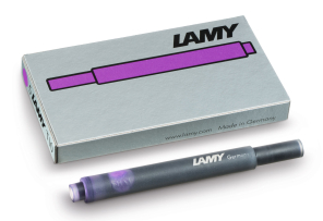 Картриджи LAMY для перьевой ручки T10 5 шт, фиолетовые