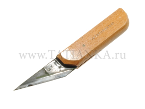 Нож К18 ТАТЬЯНКА сапожный силовой 65мм (для кожи, дерева, картона)