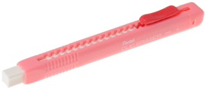 Ластик-карандаш PENTEL розовый корпус