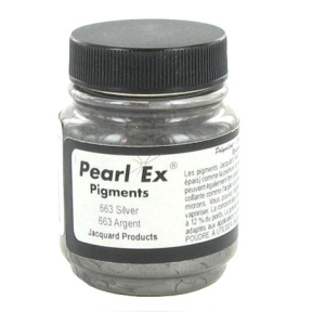 Пигмент пудра  Pearl Ex 663 серебро 21 гр