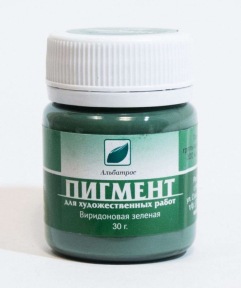 Пигмент ЭМТИ виридоновый зеленый 30 гр
