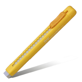 Ластик-карандаш PENTEL желтый корпус