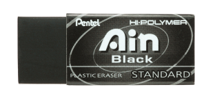 Ластик PENTEL hi-polymer black 43х17мм