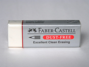 Ластик FABER-CASTELL Dust-free белый