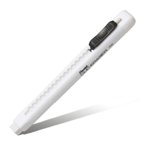 Ластик-карандаш PENTEL белый корпус