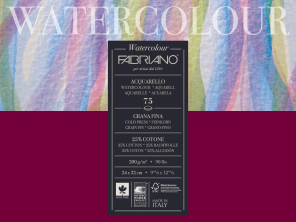 Альбом для акварели FABRIANO Watercolour 24х32см 25%хл 200 гр, 75 л