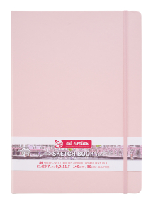 Блокнот ART CREATION А4 140гр/м, 80л, переплет (розовый)