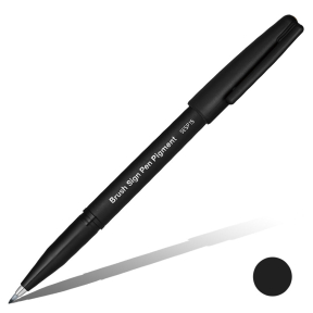 Фломастер-кисть BRUSH Sing Pen Pigment черный