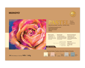Альбом для пастели MUNGYO А3, 5 мягких цветов, 160 гр/м2, 20 л., склейка