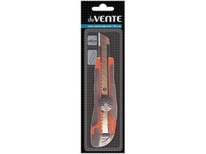 Нож канцелярский 18 мм, металлические направляющие, каучуковые вставки