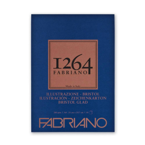 Альбом для графики 1264 FABRIANO Bristol А4 200гр 50 л, склейка