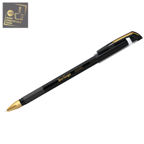 Шариковая ручка BERLINGO xGold черная, 0,7 мм