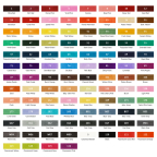 Набор маркеров MESHU 100 цветов Основные цвета (долото/тонкое перо)