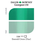 Краска масляная DALER ROWNEY Georgian 38 мл изумрудный зеленый (имитация)