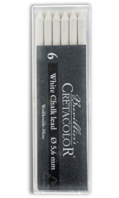 Грифель для цангового карандаша CRETACOLOR белый мел 5,6мм 1 шт
