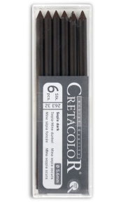 Грифель для цангового карандаша CRETACOLOR сепия нежирная 5,6мм 1 шт