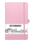 Блокнот SKETCHMARKER 13х21см 140гр/м, 80л, переплет (розовый)