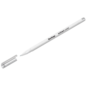 Гелевая ручка BERLINGO Brilliant Pastel белая 0.8 мм