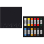 Пастель ГАММА сухая мягкая 12 цветов, картонная коробка