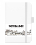 Блокнот SKETCHMARKER 9х14см 140гр/м, 80л, переплет (белый)