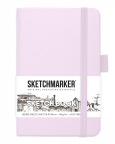 Блокнот SKETCHMARKER 9х14см 140гр/м, 80л, переплет (фиолетовый пастельный)