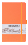 Блокнот SKETCHMARKER 13х21см 140гр/м, 80л, переплет (неоновый коралл)