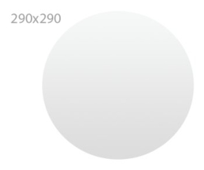 Бумага для эскизов круглая 290х290 мм 200 г/м2 25 л