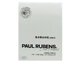 Бумага для акварели PAUL RUBENS 27х39см 100% хлопок, 300гр/м, среднее зерно,лист