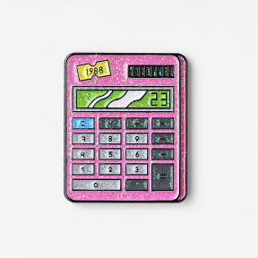 Значок КАЛЬКУЛЯТОР эмалированный