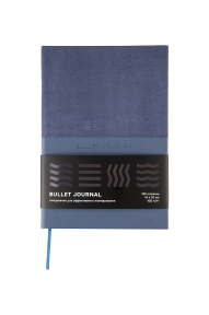 Блокнот СТИХИЯ Bullet Journal 14х20см 100гр/м, 80л (сумеречный синий)