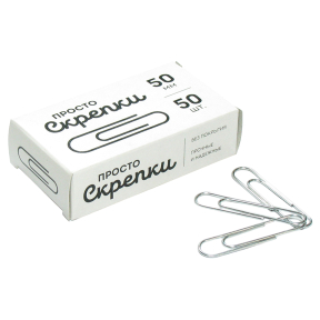 Скрепки GLOBUS 50 шт