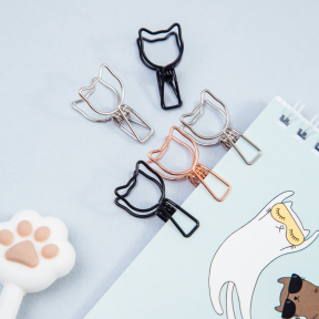 Набор зажимов MESHU Cute Cats для бумаги 33 мм, 6 шт