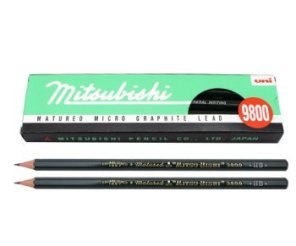 Карандаш ч/г MITSUBISHI 9800 HB