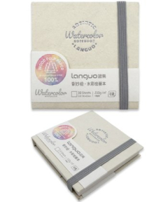 Скетчбук LANGUO 80х80 мм 230гр/м, 40л, переплет