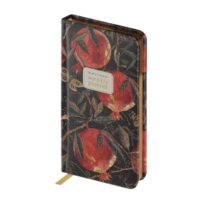 Еженедельник BRUNO VISCONTI Flora. Гранат А6 64 л