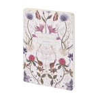 Тетрадь Flora. Symmetrical flora А5 60 л экокожа линейка