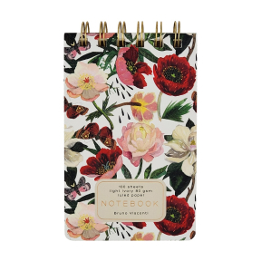 Блокнот BRUNO VISCONTI  Flora. Пионы А6 100 л, спираль, линейка