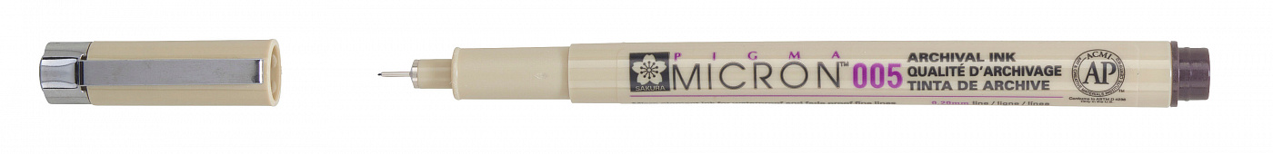 Линер PIGMA MICRON 005 коричневый (0,2 мм)