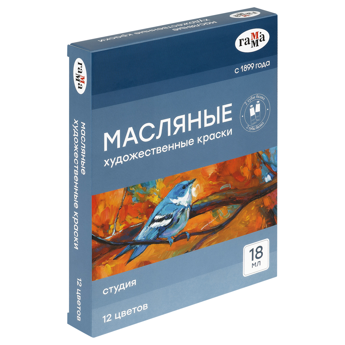 Набор масляных красок СТУДИЯ 12 цв*18 мл