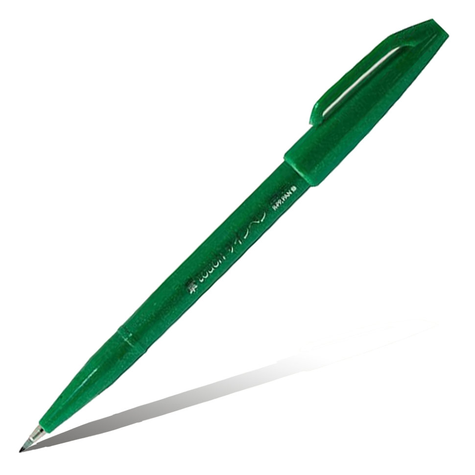 Sign pen. Pentel Brush Pen. Brush sign Pen ses15c. Ручка шариковая клик пен зеленая. Ручка кисточка le plane.