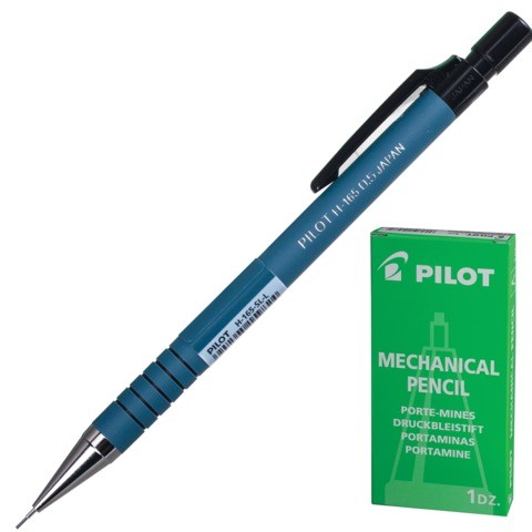 Карандаш механический PILOT 0,5 мм прорезиненый синий корпус