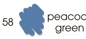 Peacock green (Зеленый павлин)